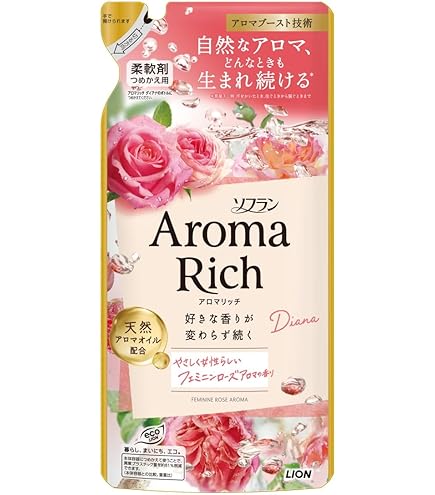 Amazon | ソフラン アロマリッチ ダイアナ 詰替 1300ml フェミニン