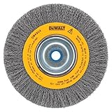 DEWALT DW4908 10-Inch Crimped Bench Wire Wheel, 3/4-Inch Arbor, Wide Face .014-Inch [並行輸入品]