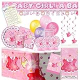 Baby Shower Ultimate Party Pack from Pink Clothesline Range (16 Guest) by Uk Baby Shower Co