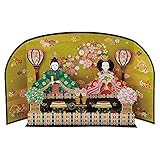 サンリオ ひな祭りカード ポップアップ 三面屏風の前に親王 S2709