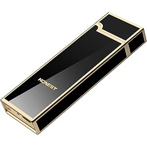 プラズマ ライター 電気 電子 usb ライター 小型 充電式 防風 薄型 軽量 誕生日 記念日 プレゼント (ブラック…