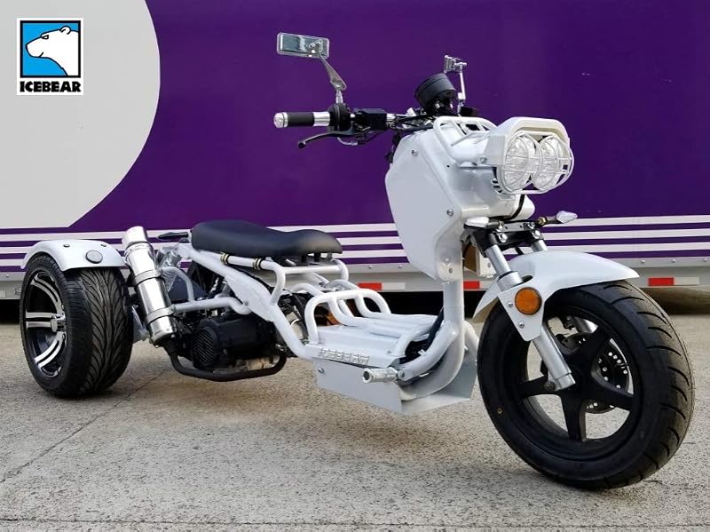 ICEBEAR(アイスベアー) トライク 150cc 三輪バイク カスタム ローダウン仕様 白 HL150KZW 西濃運輸支店止発送のみ 宅配便対応はできません。公道走行可能
