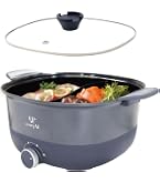 Amazon | every U. 両手電気鍋 5L Enamellia Dura Coat (ホーロー調