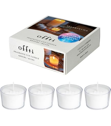 Amazon.co.jp: offti オフティ プカ アロマキャンドル バス