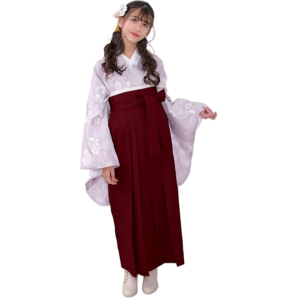 Amazon | [KYOETSU] [キョウエツ] 袴 セット 華やか F 卒業式 小学生 