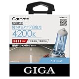 カーメイト 車用 ハロゲン ヘッドライト GIGA ザ・ブループラス H11 6000K ホワイト BD1137