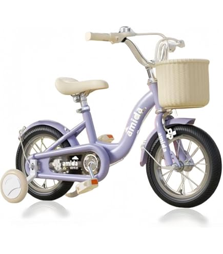 Amazon.co.jp: RULLY 14インチ キッズバイク 3 4 5歳の女の子向け 補助