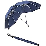 Futuer Umbrella (Harmony) 傘 メンズ 長傘 雨傘 大きいサイズ 楕円形 直径122cm 丈夫なグラスファイバー骨 耐風 ジャンプ傘 ワンタッチ 埋め込みボタン ツインシャフト メンズ レディース 大判 紳士傘 軽量 晴雨兼用