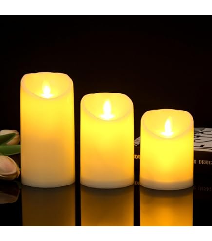 Amazon.co.jp : 5点セット LED キャンドル ろうそく キャンドルライト