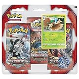 Pokemon TCG : Sun & MoonクリムゾンInvasion、ブリスターパックcontaining 3ブースターパックとfeaturing a Foil decidueye