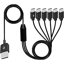 かん　USB充電ケーブル Micro USB Amazon.co.jp: Poyiccot Micro USB 分岐ケーブル、6-in-1