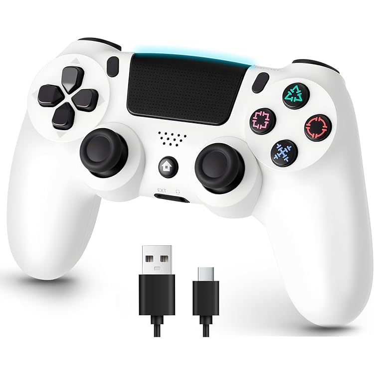 新品 PS4 ワイヤレスコントローラー　ホワイト 61teQOJLx6L.jpg_BO30,255,255,