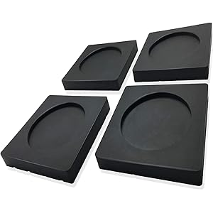 【2020年5月新製品】洗濯機用防振ゴム 4枚入り st-001 6cm×6cm departure