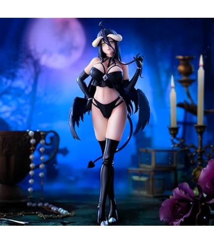 BiCute Bunnies Figure アルベド・ブラックver. 18点 Overlord Albedo Black Ver. BiCute Bunnies Figure FuRyu Japan
