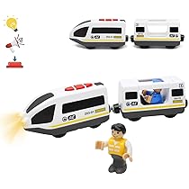 Lebze Battery Operated Train for Wooden 