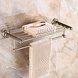 古典的なアンティークブラスバスルームタオルラックタオルバータオル棚バスルームアクセサリー壁掛け