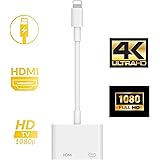 【2020版】iPhone HDMI 変換 アダプタ ライトニング digital avアダプタ 設定不要 接続ケーブ Lightning HDMI ケーブル スマホ 高解像度 操作不要 ゲーム TV視聴 iPhoneX/XR/XS/XS Max/8/8plus/7/7plus(IOS10/11/12/13対応)