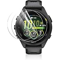 Maxku GARMIN(ガーミン) Forerunner 265S 保護フィルム GARMIN Forerunner 265S Music液晶保護フィルム Forerunner 265Sフィルム 柔軟性PET 柔らかい 硬度4H 気泡ゼロ 指紋防止
