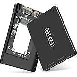 ELUTENG mSATA SSD ケース MSATA 変換アダプタ MSATA to SATA 外付きケース 2.5インチ アダプター 30x50mm アルミ合金殻 高排熱性 SATA 3.0 6Gbps SSD mSATA to 2.5インチ