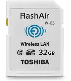 Amazon | SD-UWA032G FlashAir W-04 無線LAN内蔵SDHCカード 32GB CLASS