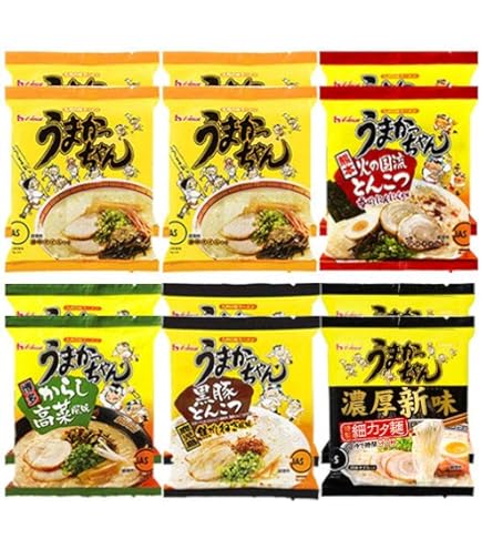 うまかっちゃん　人気シリーズ3種各30食分　90食分 うまかっちゃん 3種セット 5食入・からし高菜 5食入・熊本 香ばし