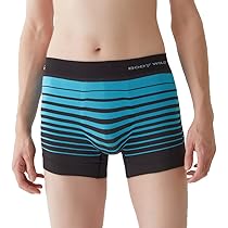 Amazon | [ボディワイルド] ボクサーパンツ FASHION 前とじ 立体