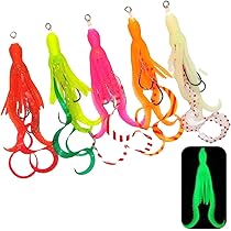 タコベイト ソフトルアー 5個セット (青・金・銀・赤・黒)⑬ ルアー