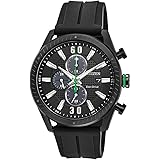 Citizen CTO ブラックダイヤル ポリウレタンストラップ メンズ腕時計 CA0665-00E
