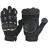 YS Sport Adult Longboard Gloves Downhill Slide Gloves - Slide Gloves with 2 Set Replaceable Slider Puck Set