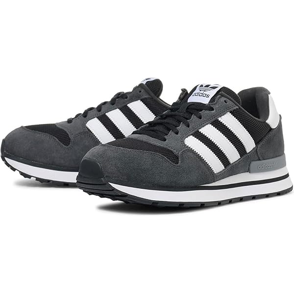 Amazon | アディダス メンズ ZX 750、ブラック/ブルー/ホワイト、7.5 M