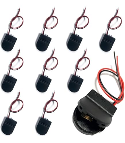 Amazon | uxcell 電池ボックス 電池ホルダー バッテリーホルダー