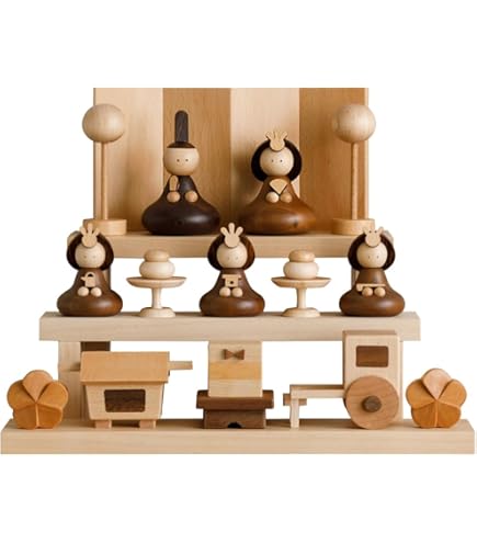 雛人形 コンパクト おしゃれ 木製 組み木 プーカのひな人形 座り雛 立ち雛 雛人形 コンパクト おしゃれ 木製 組み木 プーカのひな人形 座り雛