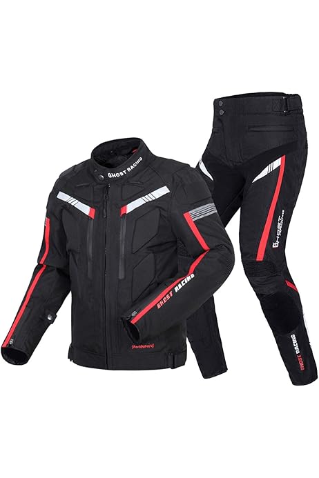 Amazon.co.jp: [MOTOGS] バイク用 ジャケット&パンツ上下セット 