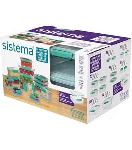 Amazon｜Sistema(システマ) 保存容器ランチパック 400ml 3個セット