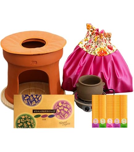 Amazon | 黄土韓方蒸しセット ファンジン 黄土 よもぎ蒸し スタート 