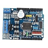 L298PモータドライバモジュールHブリッジドライブシールド拡張ボードArduino用高出力DCステッパモータコントローラ