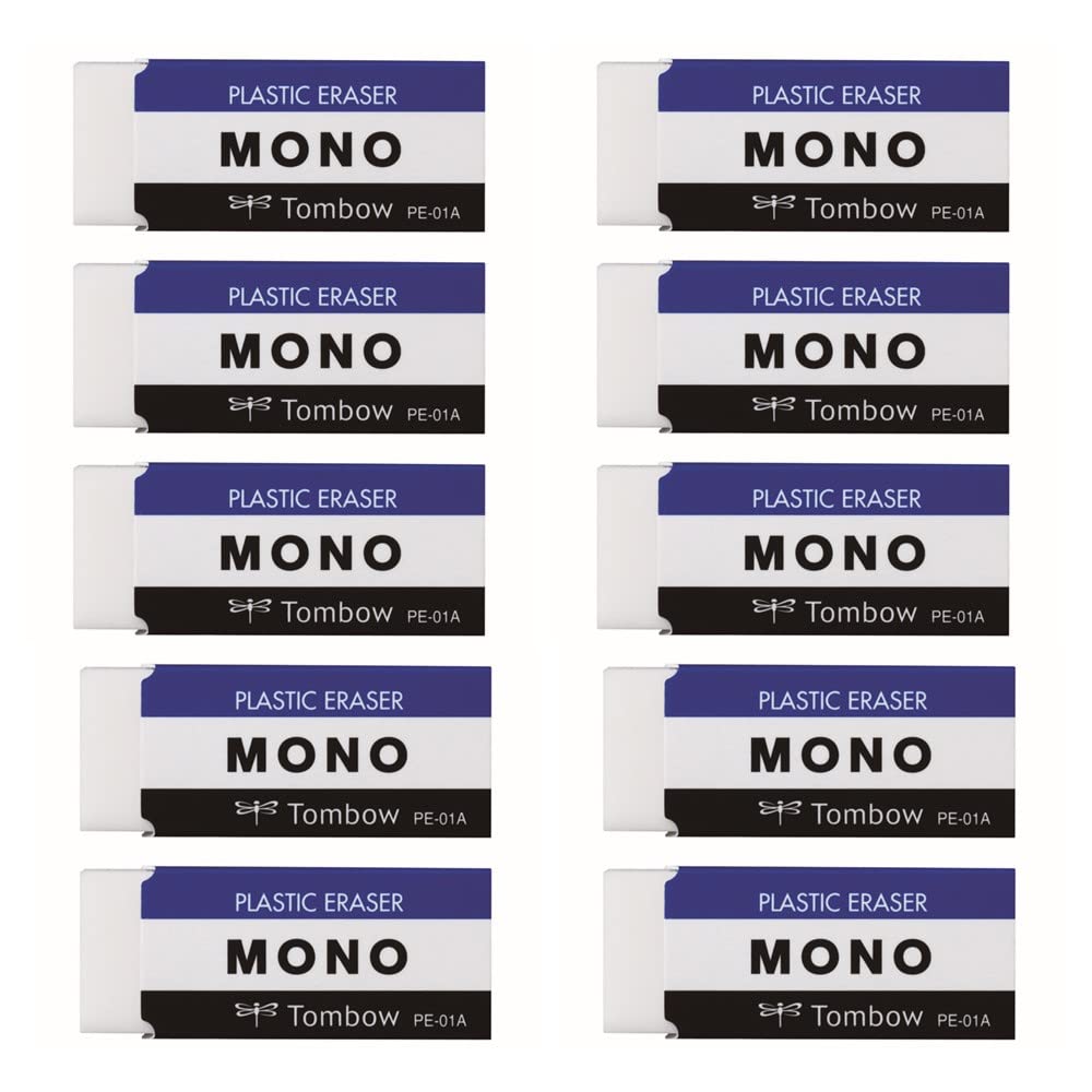【45%OFF】【421円】 トンボ鉛筆 消しゴム MONO モノPE01 10個