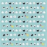 濱文様 小布（風呂敷 50cm） おむすびならべ