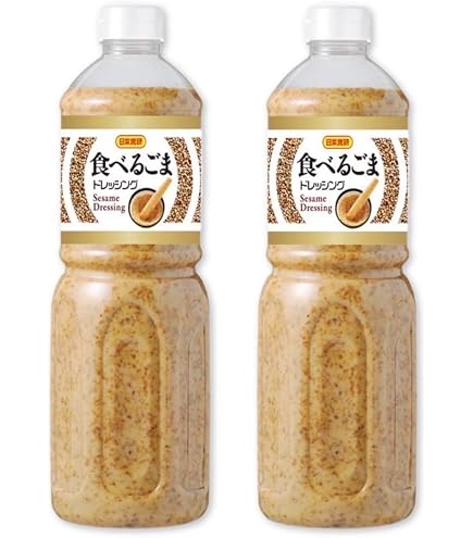 Amazon.co.jp: 日本食研食べるごまドレッシング 1000ml : 食品・飲料・お酒