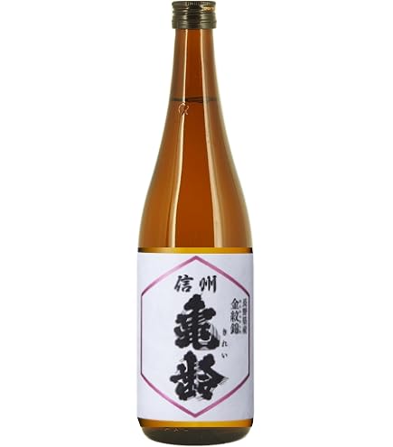 Amazon.co.jp: 信州亀齢 純米吟醸 山恵錦 720ml 岡崎酒造 日本酒 亀齢