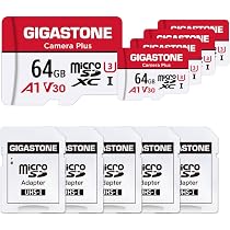 Amazon | 【5年保証】GIGASTONE マイクロsdカード 64GB 5個セット