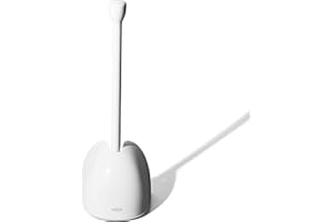 OXO Good Grips Toilet Plunger with Cover, White