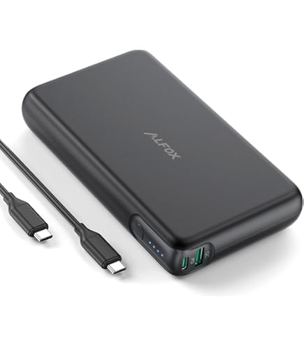 Amazon | Alfox モバイルバッテリー 65W 20000mAh【USB-A&USB-C 4