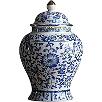 磁器壺、花入れ Amazon｜中華風の磁器の壺の芸術の装飾はあなたの小さい宝物を艶