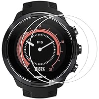 Zshion SUUNTO 9 G1 BARO ガラスフィルム 強化ガラス 液晶保護フィルム 高透過率 気泡ゼロ 指紋防止 硬度9H (透明な) 【2 枚パック】
