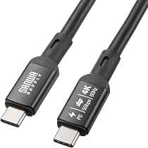 Amazon.co.jp: サンワサプライ USB Type-Cケーブル (4K60映像対応