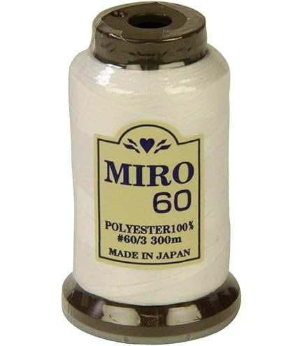 Amazon.co.jp: ミロ(MIRO) マルチ ミシン糸 家庭用 #80 400m巻