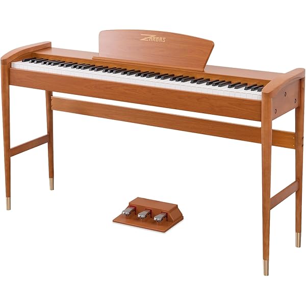 Amazon | ZHRUNS 電子ピアノ 88鍵盤 ハンマーアクション 電子 ピアノ 