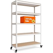 Amazon｜HOMEDANT House 組立簡単 ラミネート スチールラック キッチン