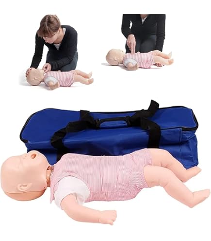 Amazon.co.jp: 心肺蘇生訓練用人形、ベビー梗塞モデル、乳児用気道閉塞